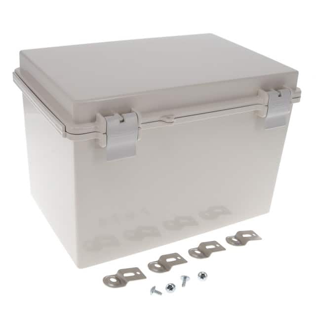 NBF-32020 BOX ABS GRAY 11.810"L X 7.870"W