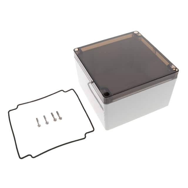 1554QA2GYSL BOX PLAS GRY/SM 5.512"LX5.512"W
