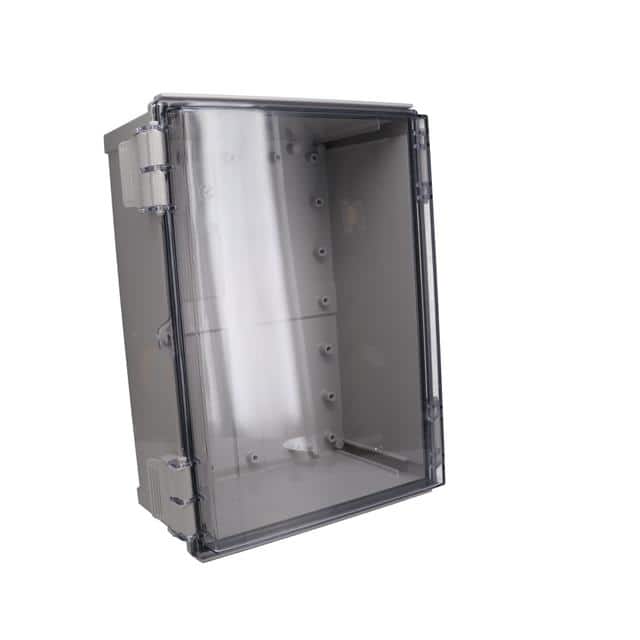 PTR-28489-C HINGED ABS PLASTIC BOX CLEAR COV