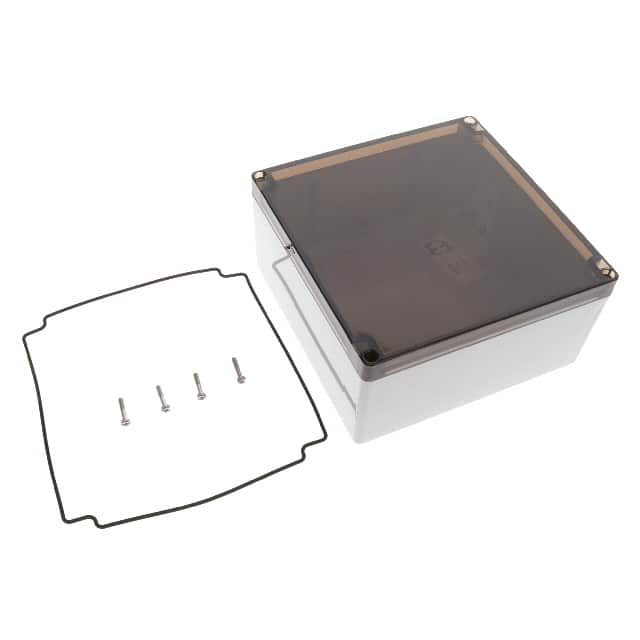 1554WA2GYSL BOX PLAS GRY/SM 7.087"LX7.087"W