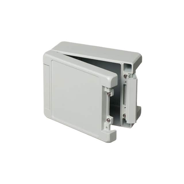 00123225 BOX ALUM GRAY 6.260"L X 5.039"W