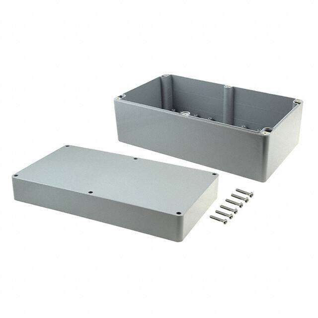 PN-1344-DG BOX ABS GRAY 14.128"L X 7.845"W