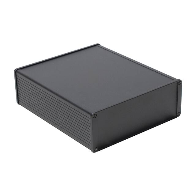 1457U2201EBK BOX ALUM BLACK 8.661"L X 7.343"W