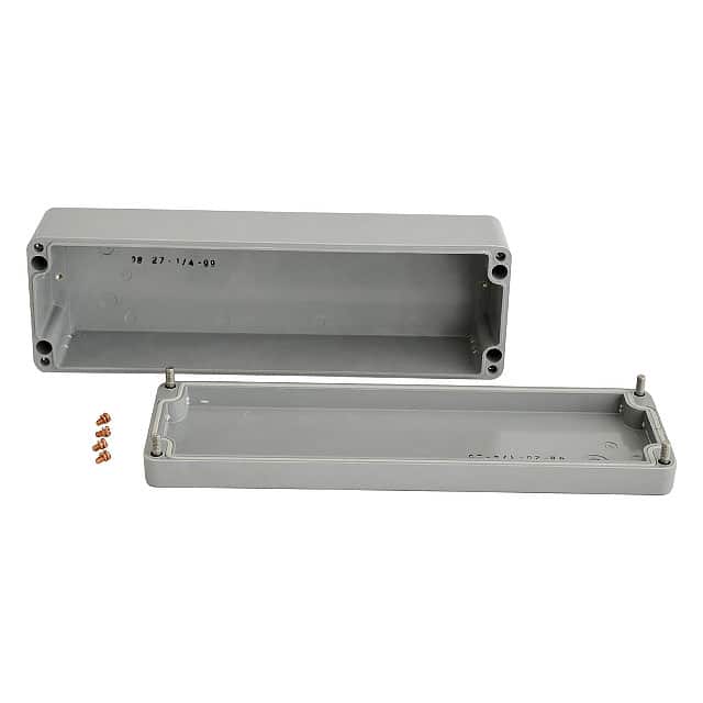 021032080 BOX FIBERGLASS GRY 12.6"LX3.94"W
