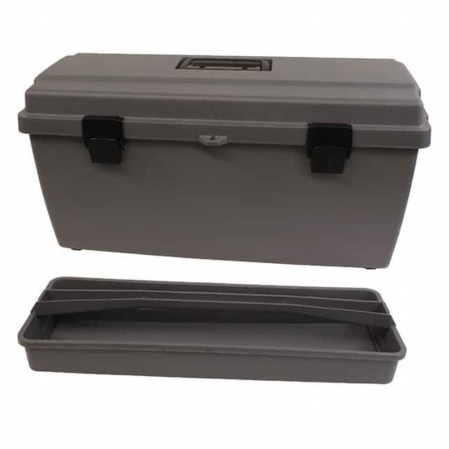 6759HS BOX PLASTIC GRAY 23"L X 10.500"W