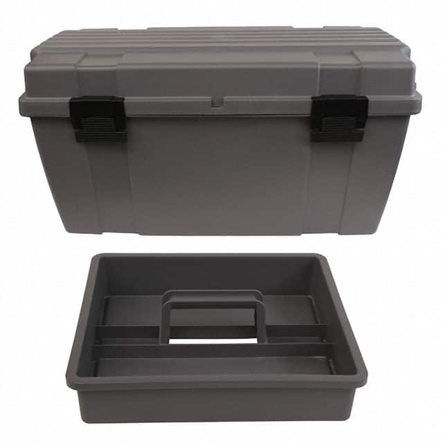 6754TC BOX PLAS GRY 27.500"L X 14.146"W