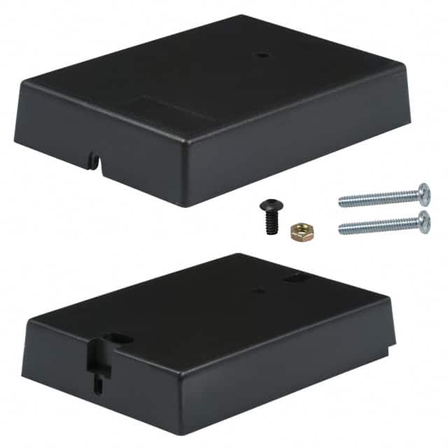 G10A,BK BOX ABS BLACK 4.380"L X 3.250"W