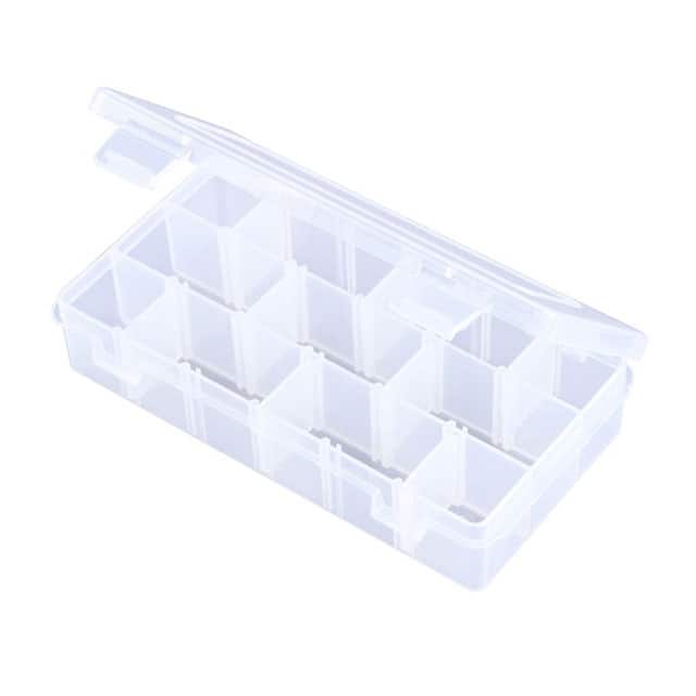 6703TE COMP STORAGE PLSTC 6.69"LX3.31"W