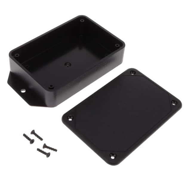 CU-3243-MB BOX ABS BLACK 4.211"L X 2.849"W