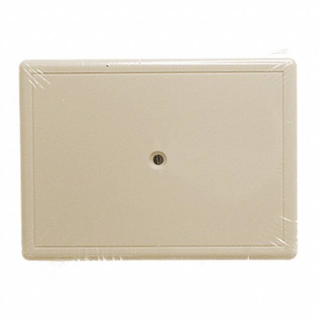 C9,AL BOX ABS ALMOND 2.830"L X 2.080"W