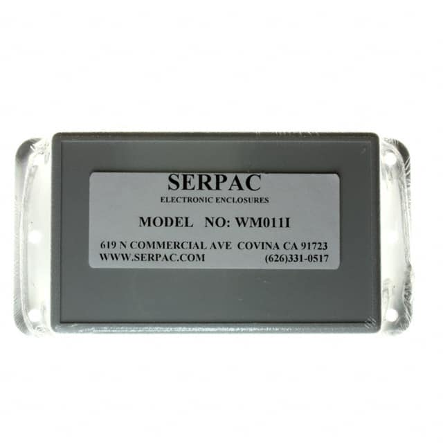 WM011I,GY BOX ABS GRAY 3.600"L X 2.250"W