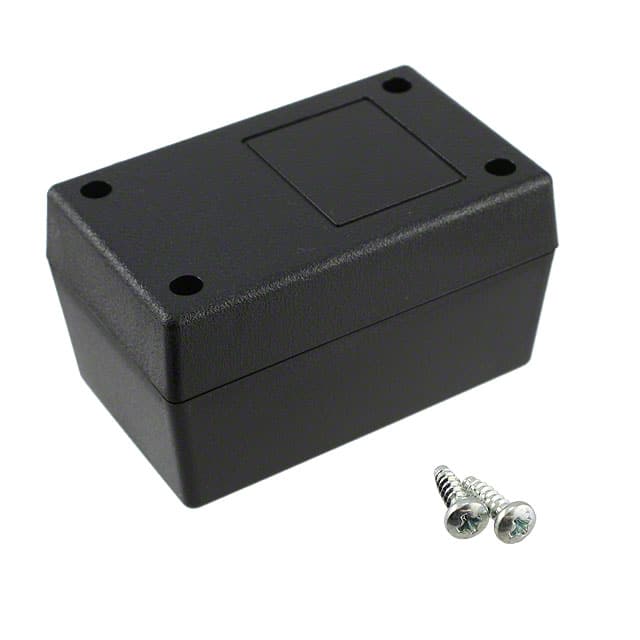 112I,BK BOX ABS BLACK 3.600"L X 2.250"W