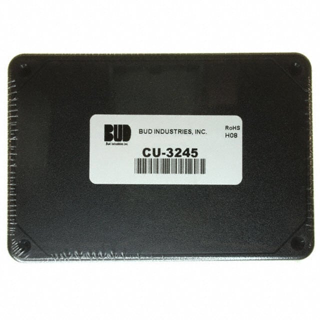 CU-3245 BOX ABS BLACK 5.604"L X 3.848"W