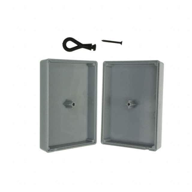 C9KH,GY BOX ABS GRAY 2.830"L X 2.080"W