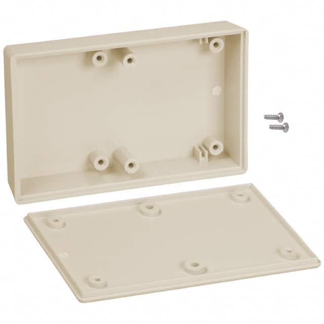 021I,AL BOX ABS ALMOND 4.100"L X 2.600"W