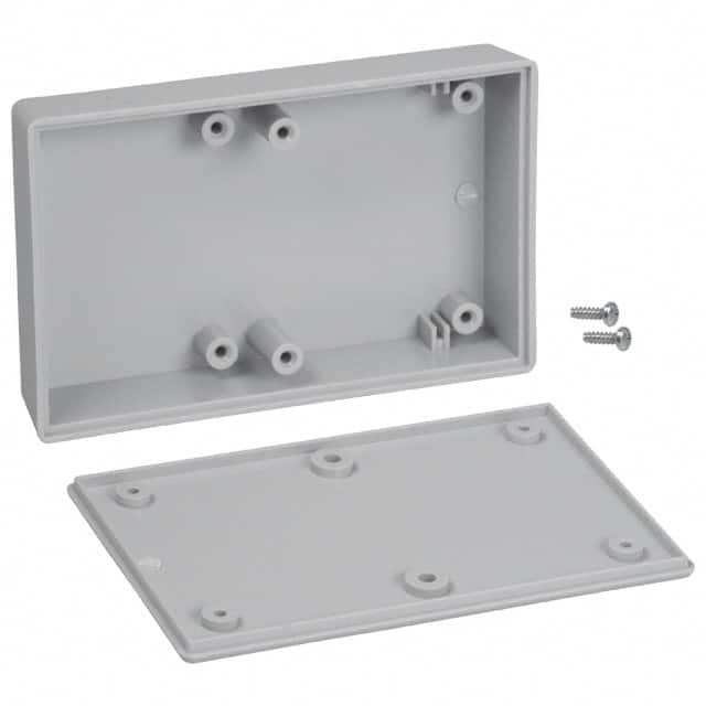 021I,GY BOX ABS GRAY 4.100"L X 2.600"W