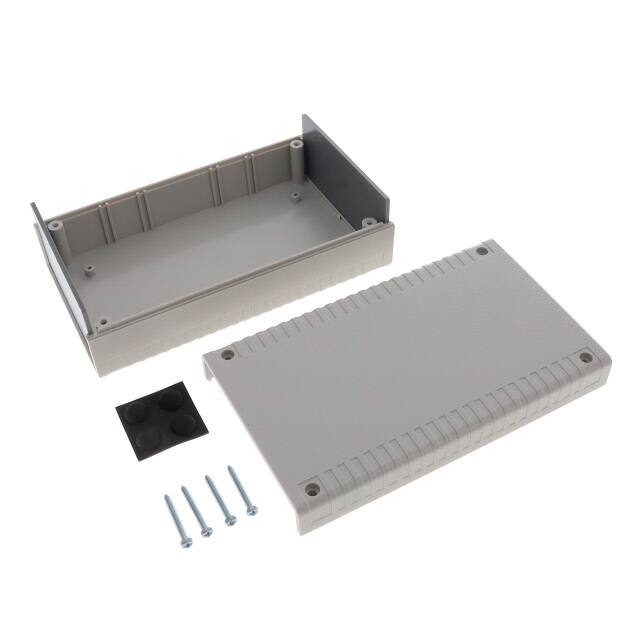 PC-11461 BOX ABS GRAY 6.220"L X 3.740"W