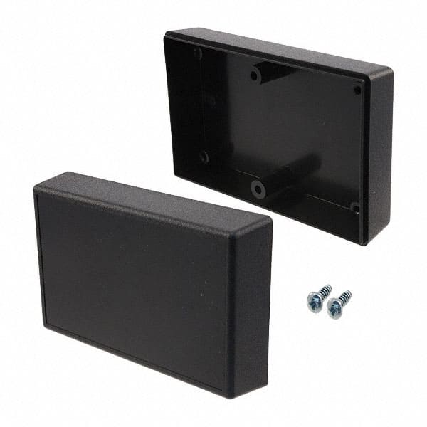 121I,BK BOX ABS BLACK 4.100"L X 2.600"W