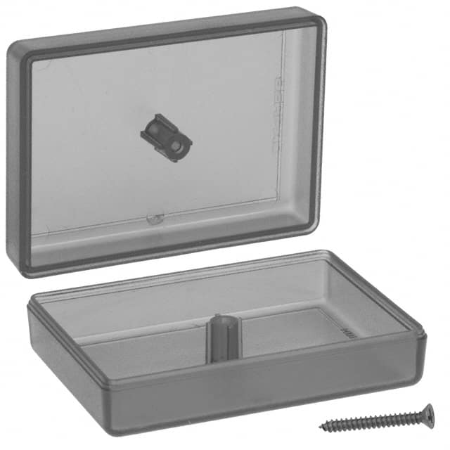 C6,TRGY BOX ABS TRN GRAY 2.26"L X 1.61"W