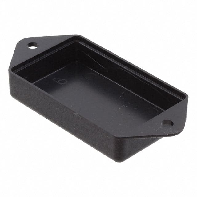 PB-1581-TF BOX ABS BLACK 2.08" X 1.28" 10PC