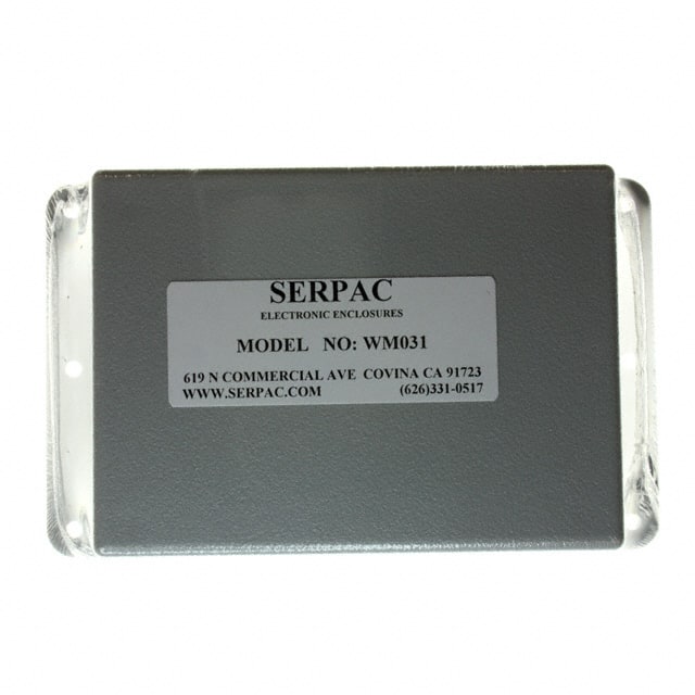WM031,GY BOX ABS GRAY 4.380"L X 3.250"W