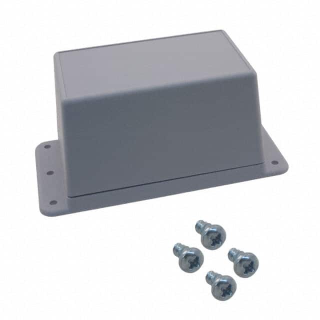 WM031I,GY BOX ABS GRAY 4.380"L X 3.250"W