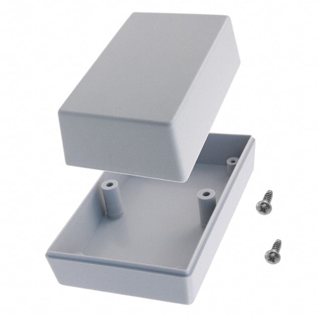 122,GY BOX ABS GRAY 4.100"L X 2.600"W