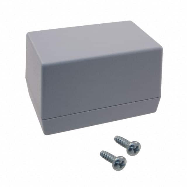 123,GY BOX ABS GRAY 4.100"L X 2.600"W