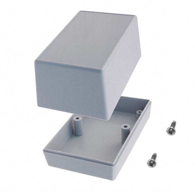 123I,GY BOX ABS GRAY 4.100"L X 2.600"W