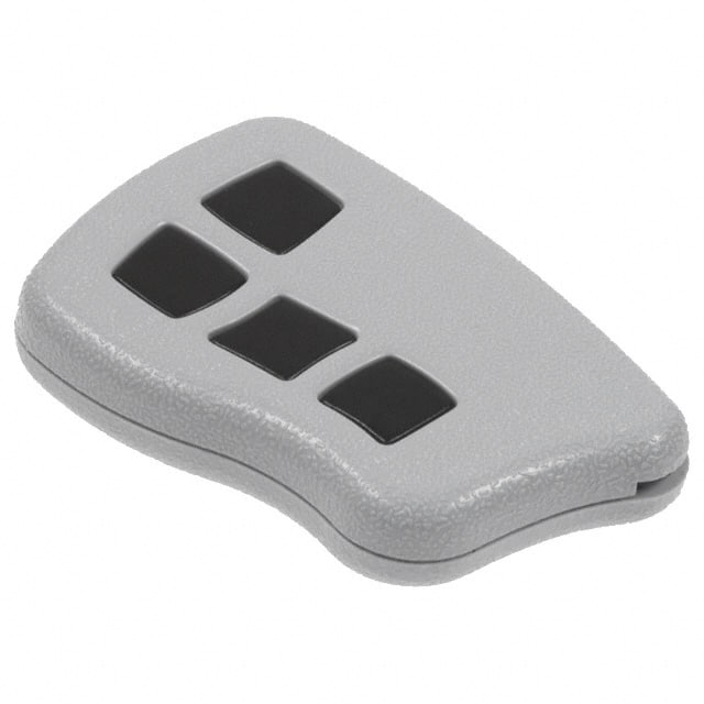 CA4B4,GY KEY FOB ABS GRY 2.53"L X 1.730"W