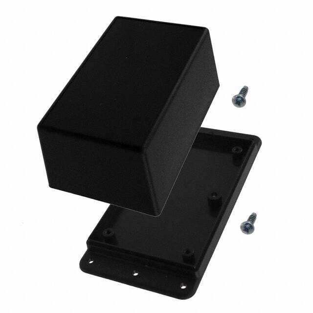 WM023I,BK BOX ABS BLACK 4.100"L X 2.600"W