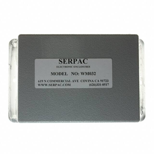 WM032,GY BOX ABS GRAY 4.380"L X 3.250"W