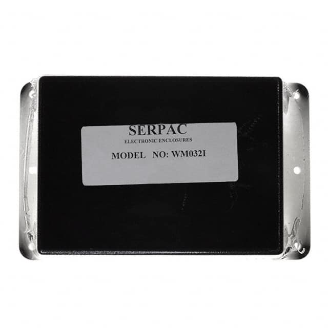 WM032I,BK BOX ABS BLACK 4.380"L X 3.250"W