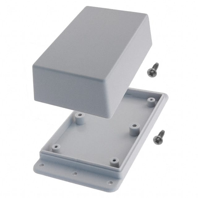 WM022,GY BOX ABS GRAY 4.100"L X 2.600"W