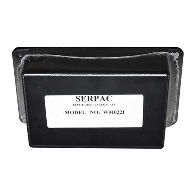 WM022I,BK BOX ABS BLACK 4.100"L X 2.600"W