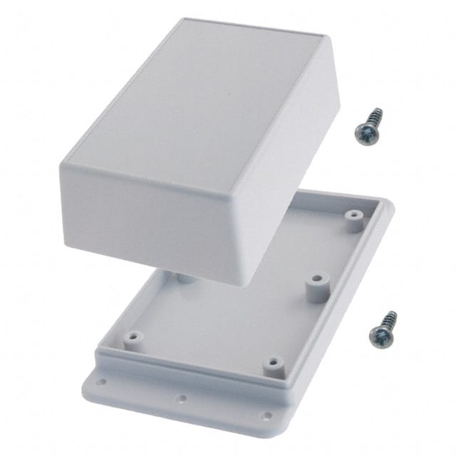 WM022I,GY BOX ABS GRAY 4.100"L X 2.600"W