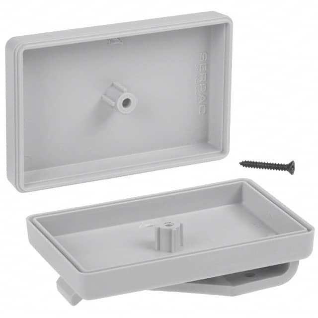 C4PC,GY BOX ABS GRAY 2.130"L X 1.380"W