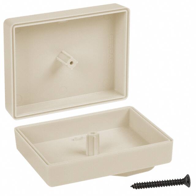 C8PC,AL BOX ABS ALMOND 2.400"L X 1.850"W