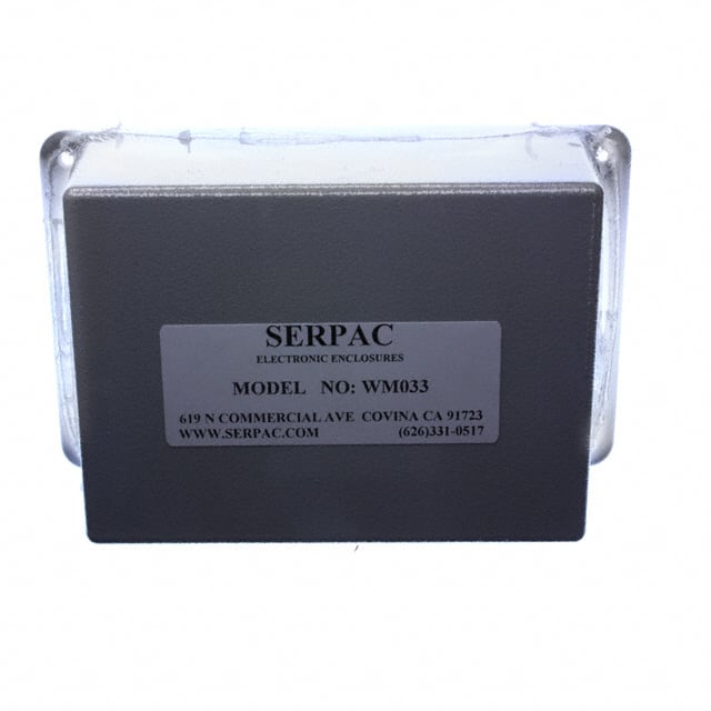 WM033,GY BOX ABS GRAY 4.380"L X 3.250"W