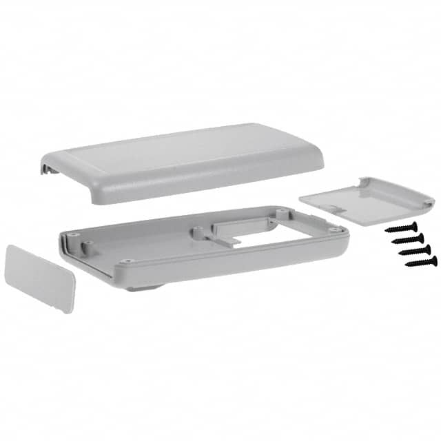 H65AC,GY BOX ABS GRAY 4.940"L X 2.750"W