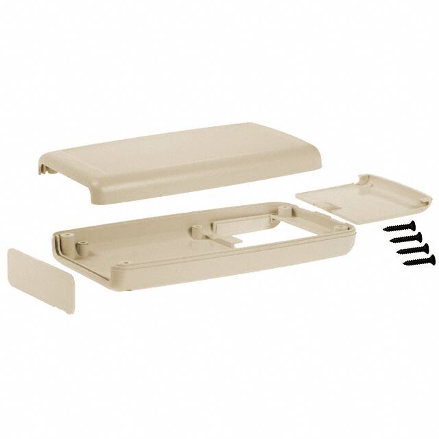 H65AC,AL BOX ABS ALMOND 4.940"L X 2.750"W