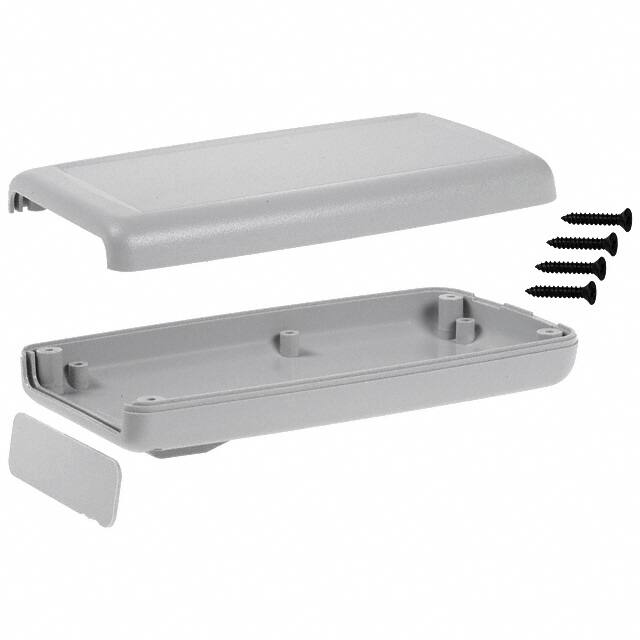 H65PC,GY BOX ABS GRAY 4.940"L X 2.750"W