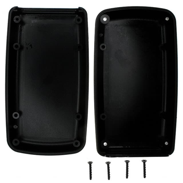 H45,BK BOX ABS BLACK 3.900"L X 2.200"W