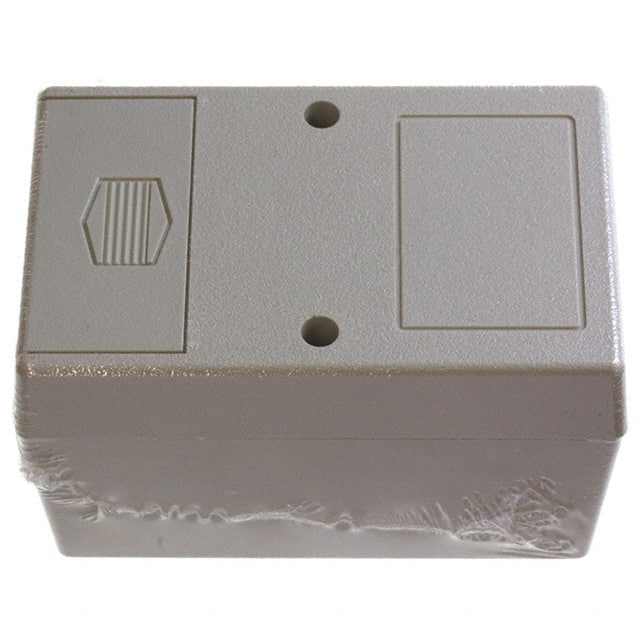 223,AL BOX ABS ALMOND 4.100"L X 2.600"W