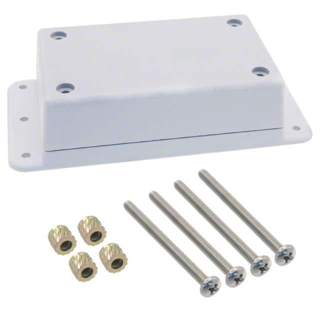 WM011R,GY BOX ABS GRAY 3.600"L X 2.270"W