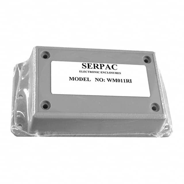 WM011RI,GY BOX ABS GRAY 3.600"L X 2.270"W
