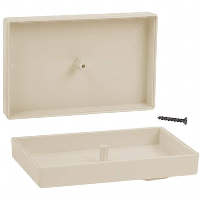C12PC,AL BOX ABS ALMOND 2.400"L X 3.750"W