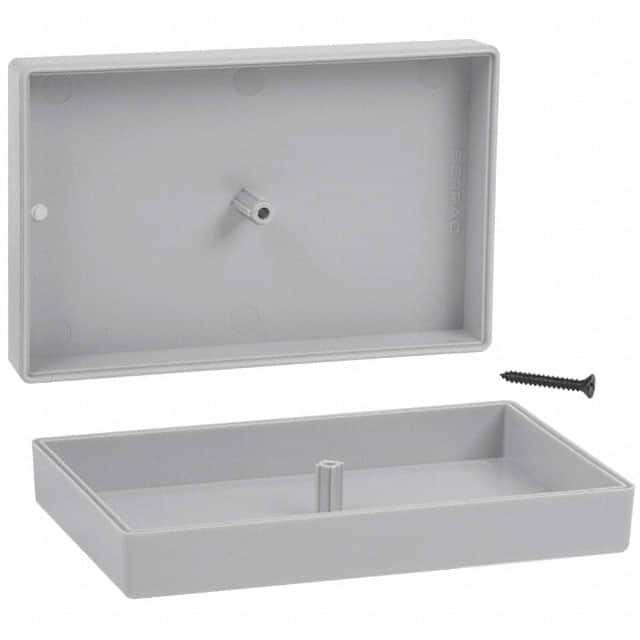 C12PC,GY BOX ABS GRAY 2.400"L X 3.750"W