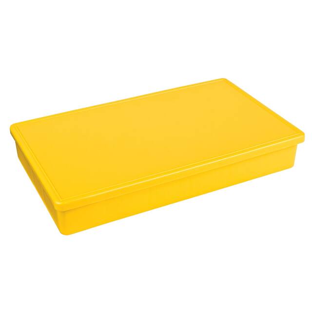 6716TF BOX PLAS YLW 10.500"L X 6.188"W