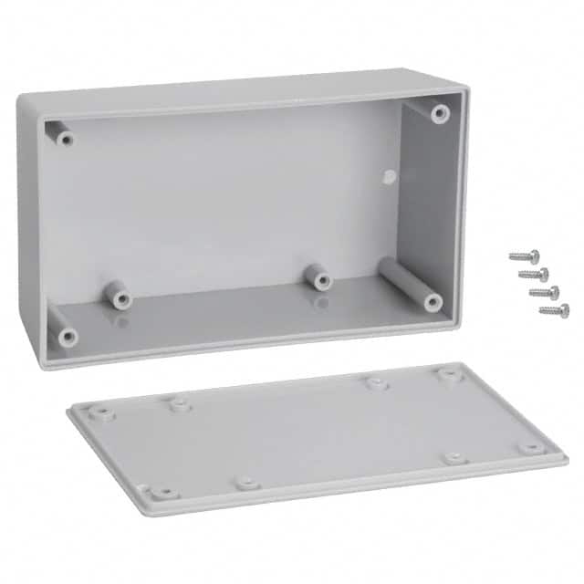 053I,GY BOX ABS GRAY 5.620"L X 3.250"W